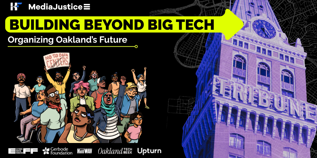 A Group of Protestors in Oakland - Building Beyond Big Tech